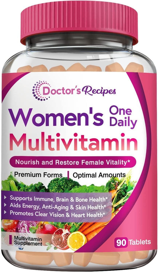 Habit Womens Multi Supplement (60 Capsules) - New Look, Supports General Health & Wellness, 23 Essential Vitamins and Minerals, Fruit extracts, Folate, Iron, B12, Biotin, Non-GMO (1 Pack)